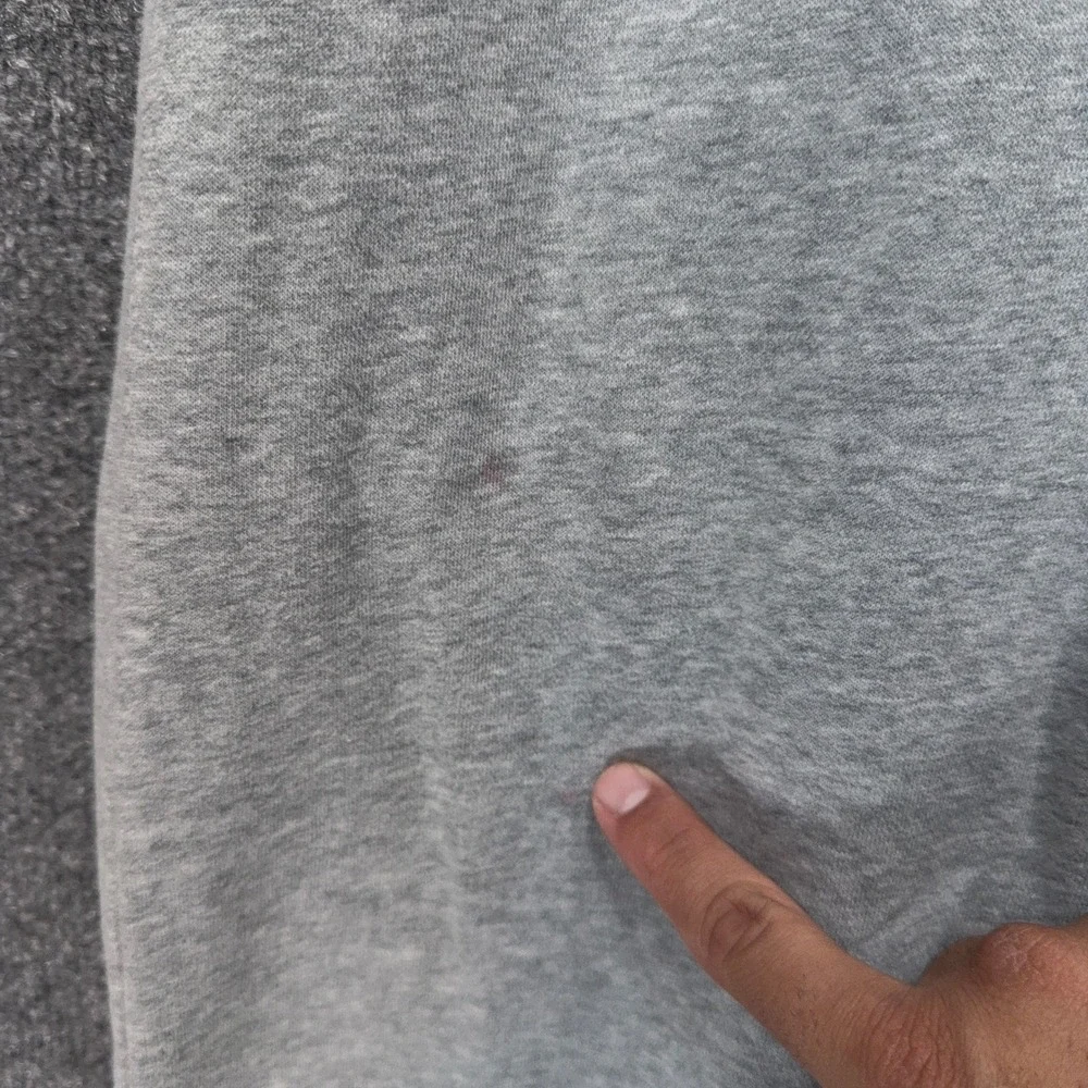 Nike Wide Leg Sweatpants Womens XL Gray French Terry Loose Fit Sportswear Lounge